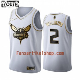 NBA Charlotte Hornets Trikot Marvin Williams 2 Nike 2019-2020 Weiß Golden Edition Swingman - Kinder